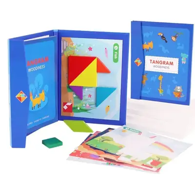 Children's Wooden Geometric Jigsaw Puzzle Educational Toy