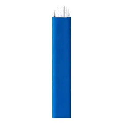 Blue Leather Semi-Permanent Tattoo Needle 18-Needle Arc U Shaped