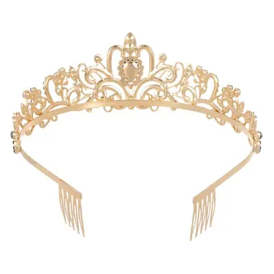 Pink Crystal Crown Tiara for Girls & Women