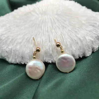 Natural Freshwater Pearl Earrings for Women