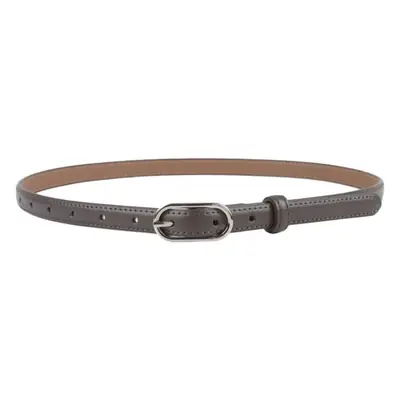 Women's Genuine Leather Belt Brown Adjustable Buckle