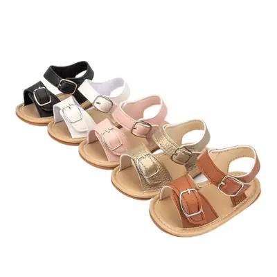 Summer New Kidsren's Sandals 0-1 Years Old Soft Rubber Sole Baby Shoes Toddler Shoes Non-Slip Baby Sandals Baby Shoe