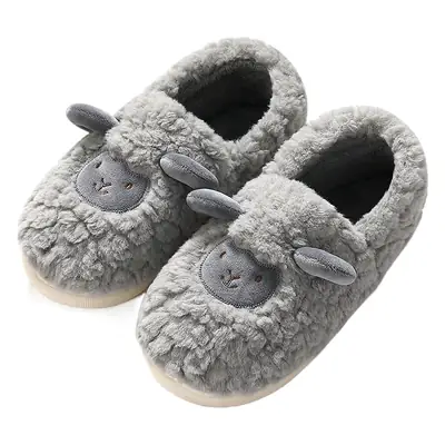 Winter Cartoon Furry Slippers for Men Women