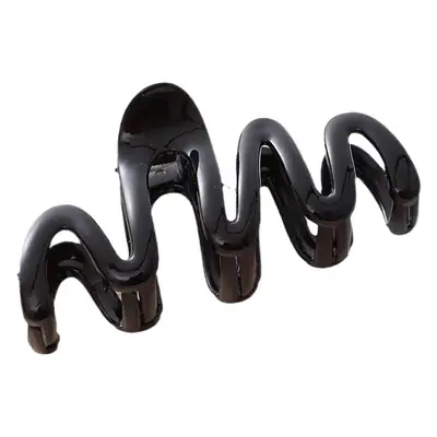 Milk Brown Shark Clip Hairpin for Women