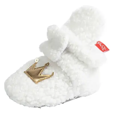 Cross-border autumn and winter New toddler shoes plus velvet baby shoes 0-1 years old soft bottom baby shoes do not drop shoes baby shoes