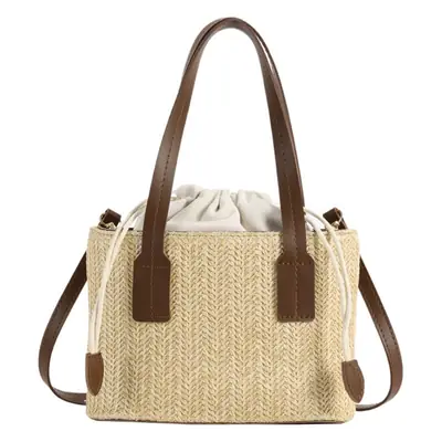Women's Woven Shoulder Bag Large Capacity Korean Style