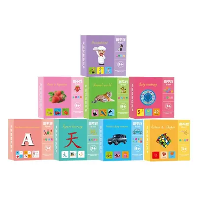 Baby Cognitive Cards Double-Sided Flashcards for Children 0-3 Yrs