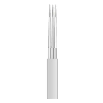 Misty Eyebrow Needle Set 3P Round Edge Steel