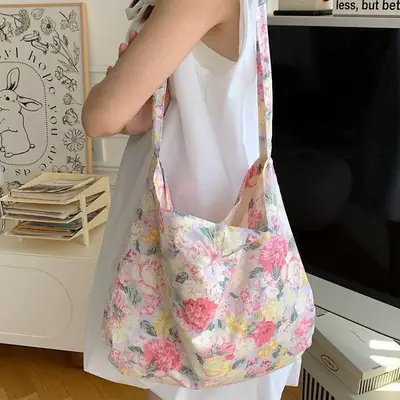 Fresh Flower Crossbody Bag for Women Spring Summer