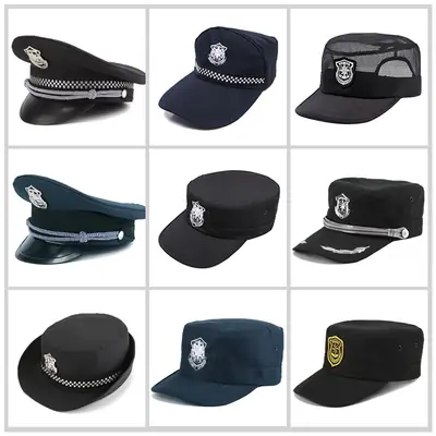Black Mesh Security Cap for Men