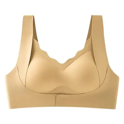 Black Traceless Anti-Sagging Plus Size Sports Bra