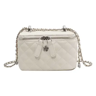 Pink Quilted Mini Shoulder Crossbody Bag for Women