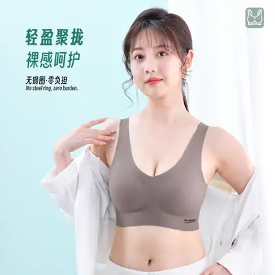Women's Wireless Breathable Sports Bra Full Cup Design