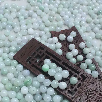 Myanmar Jade Ice Glutinous Beads diy Jewelry Accessories