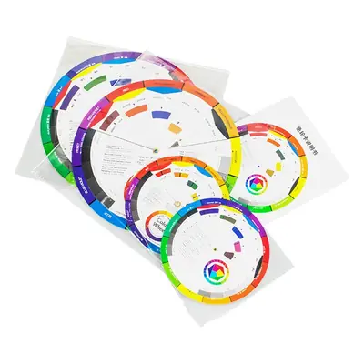Rotatable Color Wheel Tattoo Pigment Card