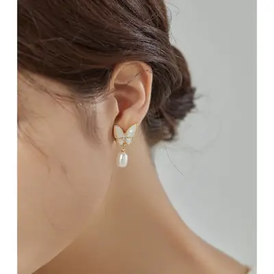 Natural Pearl Earrings for Women Elegant Luxury