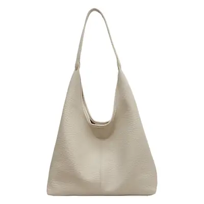 Women's Large Capacity Beige Shoulder Bag 2023
