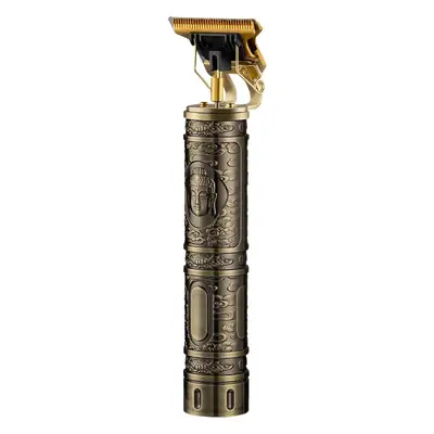 Buddha Head Dragon Phoenix Hair Clipper Electric Gold
