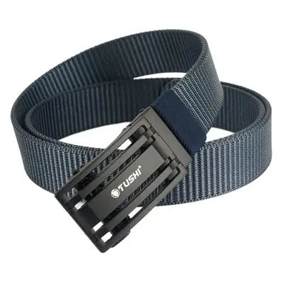 Men's Gold Nylon Belt with Automatic Buckle