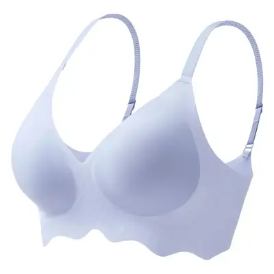 Ice Silk Traceless Underwear Women's Non-Steel Ring