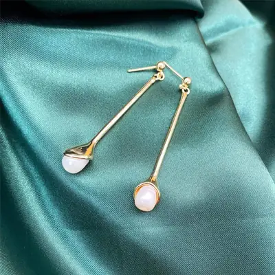 Natural Freshwater Pearl Earrings for Women