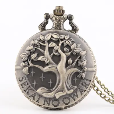 Retro Flap Pocket Watch Watch with Crown Design