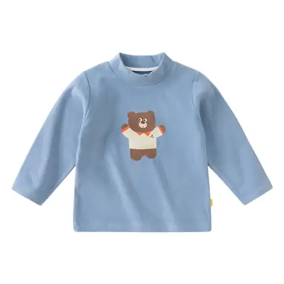 Winter Baby Long Sleeve T-Shirt Cream with Embroidered Design