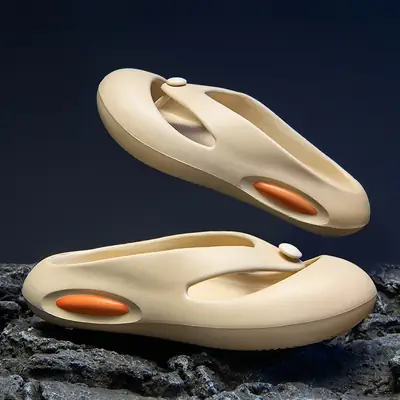 Baotou Flip-Flops Men's Fashionable Outdoor Slippers Men's Summer Fashionable Outer Wear Men's Clip-legged Distinctive Korean Style Beach Sandals