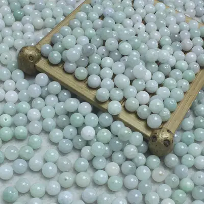 8mm Glutinous Jade Beads for DIY Jewelry