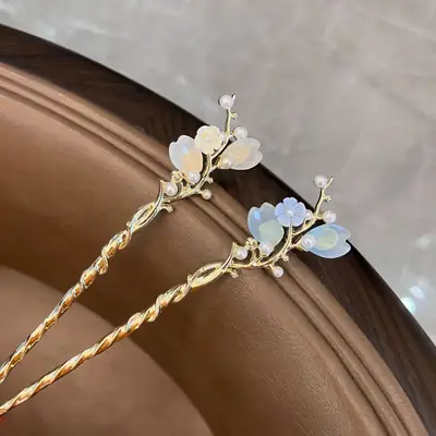 Chinese Style Walking Tassel Hairpin for Women