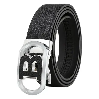 Men's Genuine Leather Automatic Buckle Belt All-Match