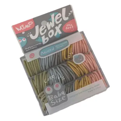 Choo Choo Hair Loop Bands for Girls, 10 Pcs, Colorful Rubber