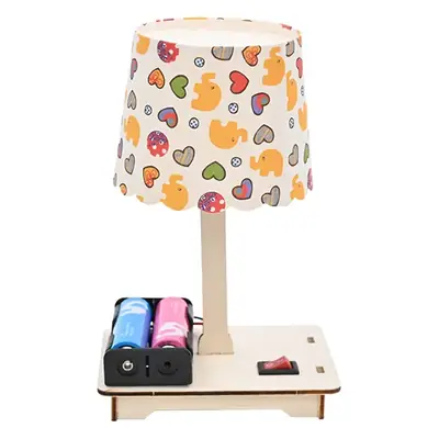 Self-made Paper Cup Mosaic Lamp for Science Experiment