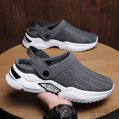 Jinjiang Dachang 2023 Summer Flip Flops Large Size Cross-border Men's Half Slippers Men's Sandals Student Cave Baotou Cool