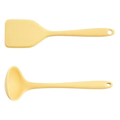 Small silicone spatula soup spoon Baking set baby food supplement tool mini spoon spatula household non-stick pan Special