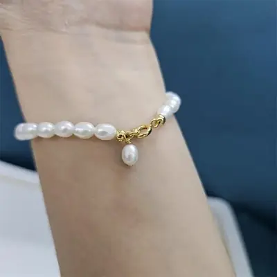 Baby Pearl Bracelet 4.5mm Freshwater Style