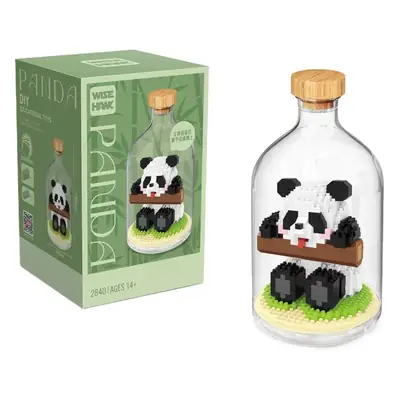 Zhiying Micro-Particle Building Block Panda Column Toy 100mm