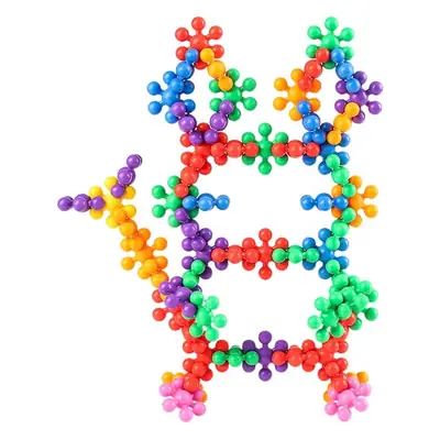Three-Dimensional Snowflakes Building Blocks for Kids 3-6Y