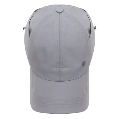 White Men's Hollow Cap with Duck Tissue Sunshade