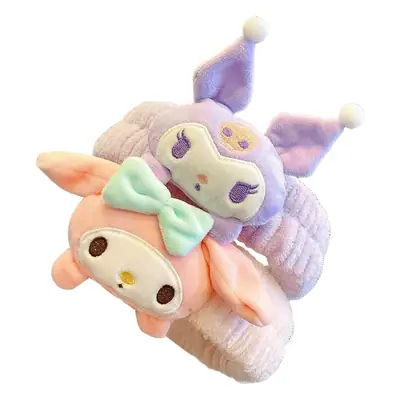 Cute Plush Hair Bands for Girls, Washable & Fashionable