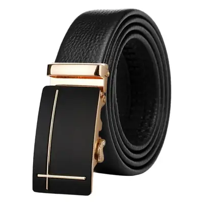 2023 Men's Black Belt Automatic Buckle Business Casual