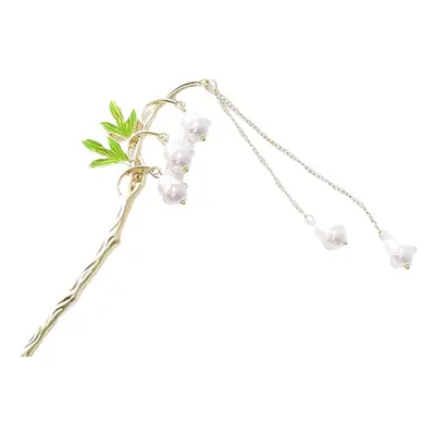 Elegant Gold Friehs with Pearl Drop for Women