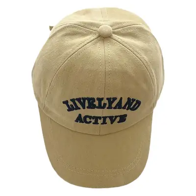 Yipang Kids Cap K-Style Beige Peaked Baseball Cap