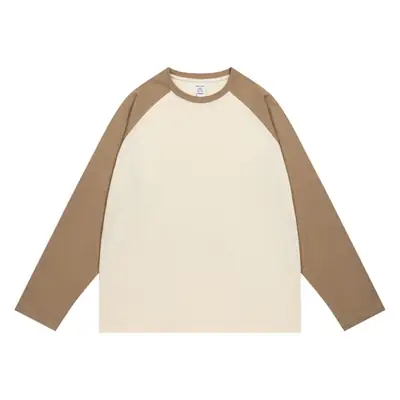 Men Velvet Long Sleeve T-Shirt Black Brown White