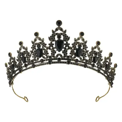 Retro Rhinestone Princess Crown Wedding Party Headwear