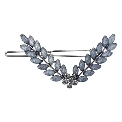 Leaf Hairpin with Silver Leaf Design