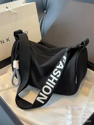 Women Crossbody Bag Black Nylon 2026 Fashion