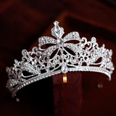 Luxury Pearl Crown for Bridal Hair Accessories