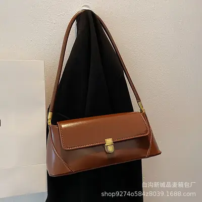 Women's White French Niche Shoulder Bag 2023
