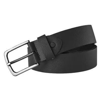 Men's Black Genuine Leather Belt Retro Style